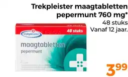 Trekpleister Trekpleister maagtabletten pepermunt aanbieding