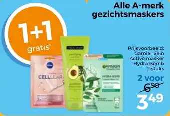 Trekpleister Alle A-merk gezichtsmaskers aanbieding