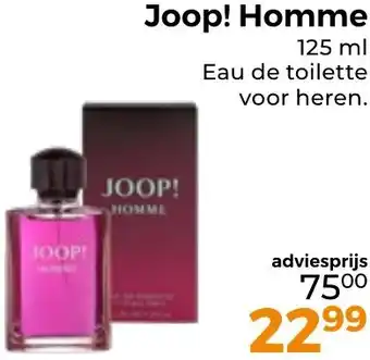 Trekpleister Joop! Homme aanbieding