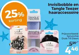 Trekpleister Invisibobble en Tangle Teezer haaraccessoire aanbieding