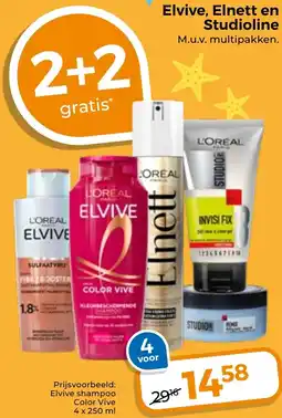 Trekpleister Elvive, Elnett en Studioline aanbieding