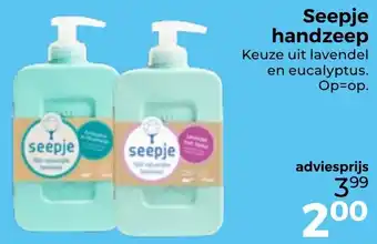 Trekpleister Seepje handzeep aanbieding