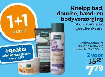 Trekpleister Kneipp bad, douche, hand en bodyverzorging aanbieding