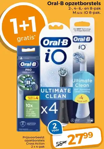 Trekpleister Oral-B opzetborstels aanbieding