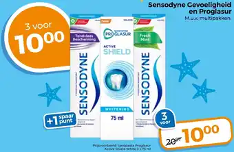 Trekpleister Sensodyne Gevoeligheid en Proglasur aanbieding