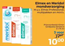 Trekpleister Elmex en Meridol mondverzorging aanbieding