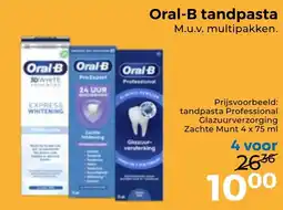Trekpleister Oral-B tandpasta aanbieding