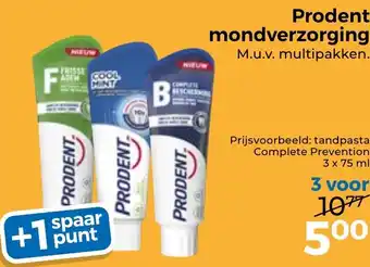Trekpleister Prodent mondverzorging aanbieding