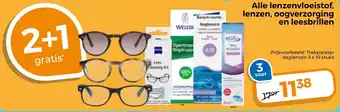 Trekpleister Alle lenzenvloeistof, lenzen, oogverzorging en leesbrillen aanbieding