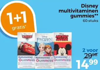 Trekpleister Disney multivitaminen gummies aanbieding