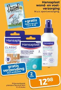 Trekpleister Hansaplast wond en voetverzorging aanbieding
