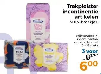 Trekpleister Trekpleister incontinentie artikelen aanbieding