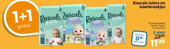 Trekpleister Rascals luiers en luierbroekjes aanbieding