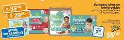 Trekpleister Pampers luiers en luierbroekjes aanbieding
