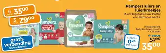 Trekpleister Pampers luiers en luierbroekjes aanbieding