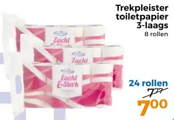 Trekpleister Trekpleister toiletpapier 3-laags aanbieding