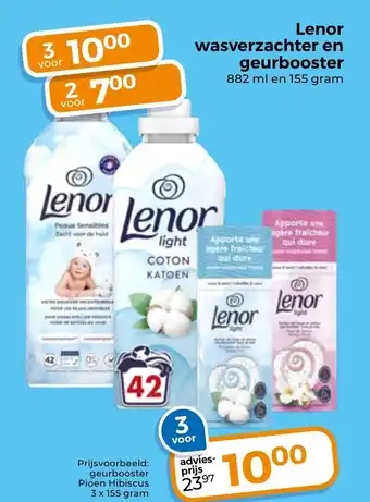 Trekpleister Lenor wasverzachter en geurbooster aanbieding
