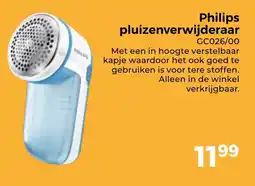 Trekpleister Philips pluizenverwijderaar aanbieding