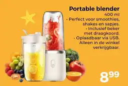 Trekpleister Portable blender aanbieding