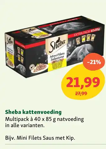 Maxi Zoo Sheba kattenvoeding aanbieding