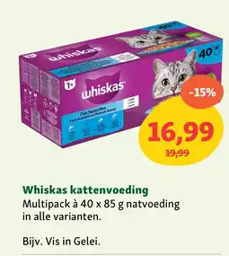 Maxi Zoo Whiskas kattenvoeding aanbieding