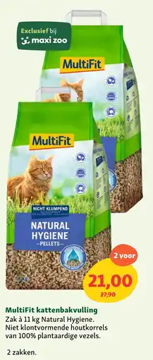 Maxi Zoo MultiFit kattenbakvulling aanbieding