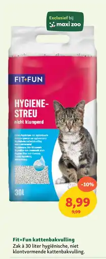 Maxi Zoo Fit+Fun kattenbakvulling aanbieding