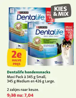 Maxi Zoo Dentalife hondensnacks aanbieding