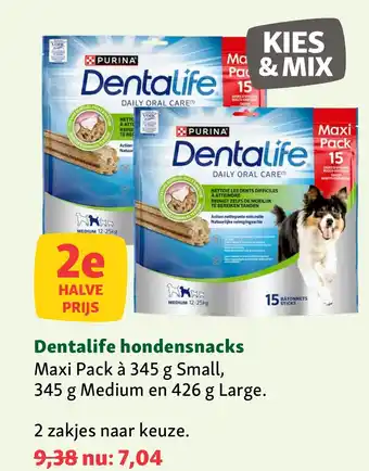 Maxi Zoo Dentalife hondensnacks aanbieding