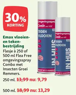 Maxi Zoo Emax vlooien en teken bestrijding aanbieding