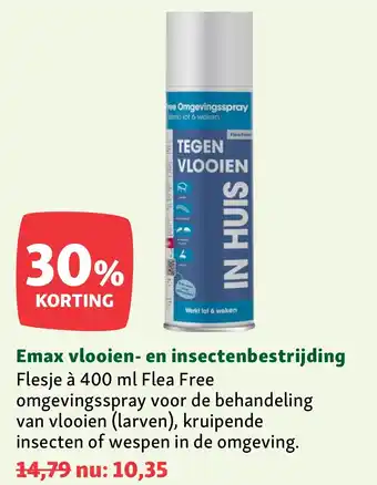 Maxi Zoo Emax vlooien en insectenbestrijding aanbieding