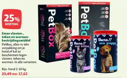 Maxi Zoo Emax vlooien, teken en wormen bestrijdingsmiddel aanbieding