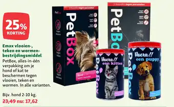 Maxi Zoo Emax vlooien, teken en wormen bestrijdingsmiddel aanbieding