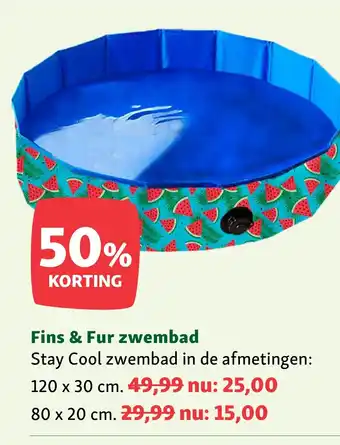 Maxi Zoo Fins & Fur zwembad aanbieding
