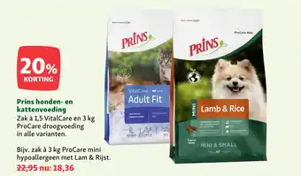 Maxi Zoo Prins honden en kattenvoeding aanbieding