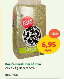 Maxi Zoo Boer'n Goed Hooi of Stro aanbieding