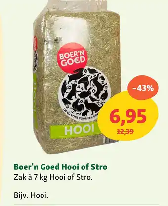 Maxi Zoo Boer'n Goed Hooi of Stro aanbieding