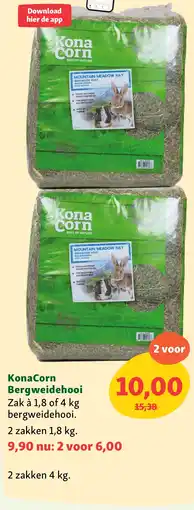 Maxi Zoo KonaCorn Bergweidehooi aanbieding