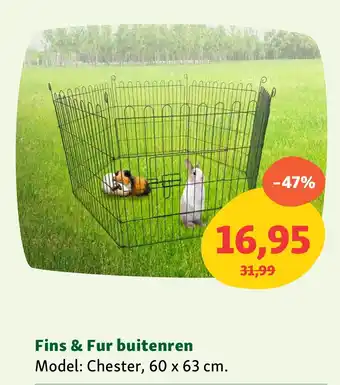 Maxi Zoo Fins & Fur buitenren aanbieding