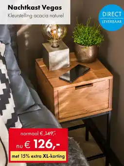 Woonsquare Nachtkast Vegas aanbieding