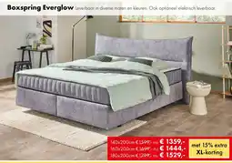 Woonsquare Boxspring Everglow aanbieding