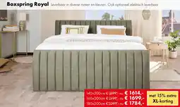Woonsquare Boxspring Royal aanbieding