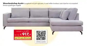 Woonsquare Woonlandschap Austin aanbieding