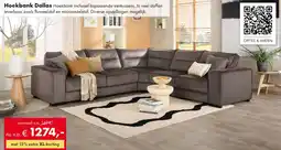Woonsquare Hoekbank Dallas aanbieding