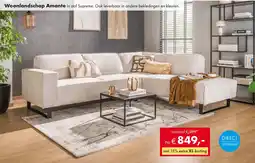 Woonsquare Woonlandschap Amante aanbieding
