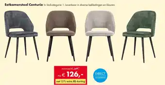 Woonsquare Eetkamerstoel Centurio aanbieding