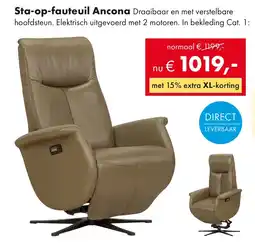 Woonsquare Sta op Fauteuil Ancona aanbieding