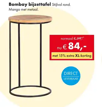 Woonsquare Bombay bijzettafel aanbieding
