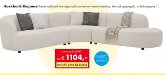 Woonsquare Hoekbank Elegance aanbieding
