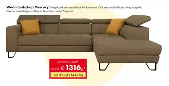 Woonsquare Woonlandschap Mercury aanbieding